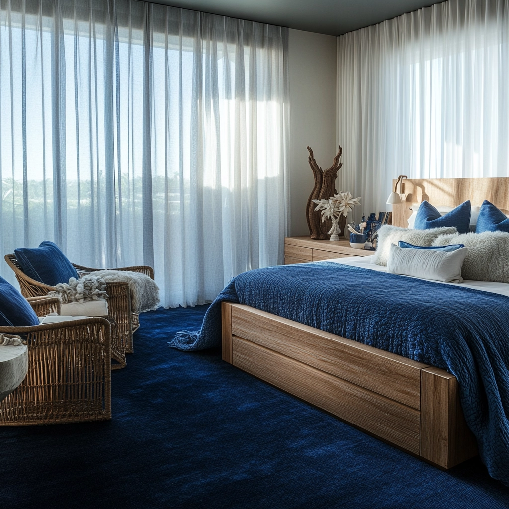 dark blue carpet bedroom 34
