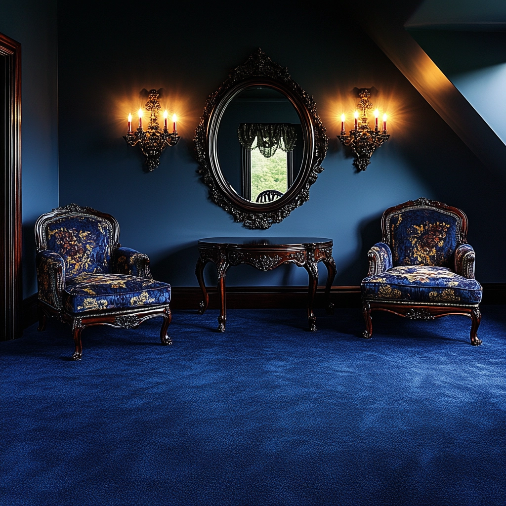 dark blue carpet bedroom 39