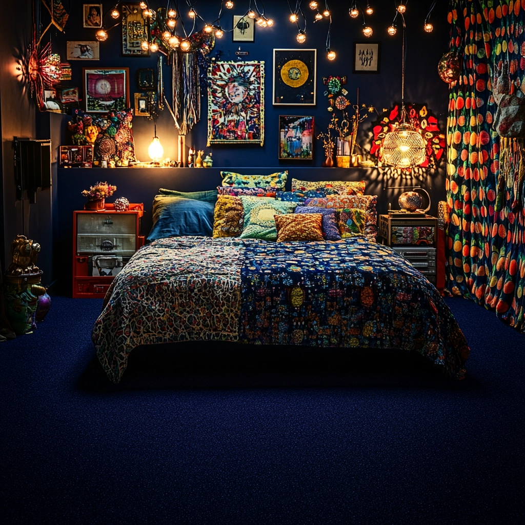dark blue carpet bedroom 49
