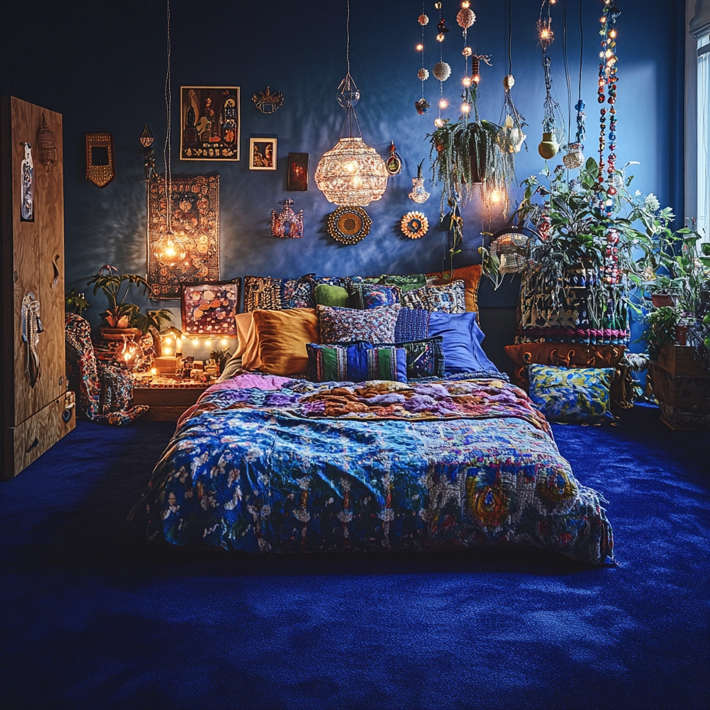 dark blue carpet bedroom 51