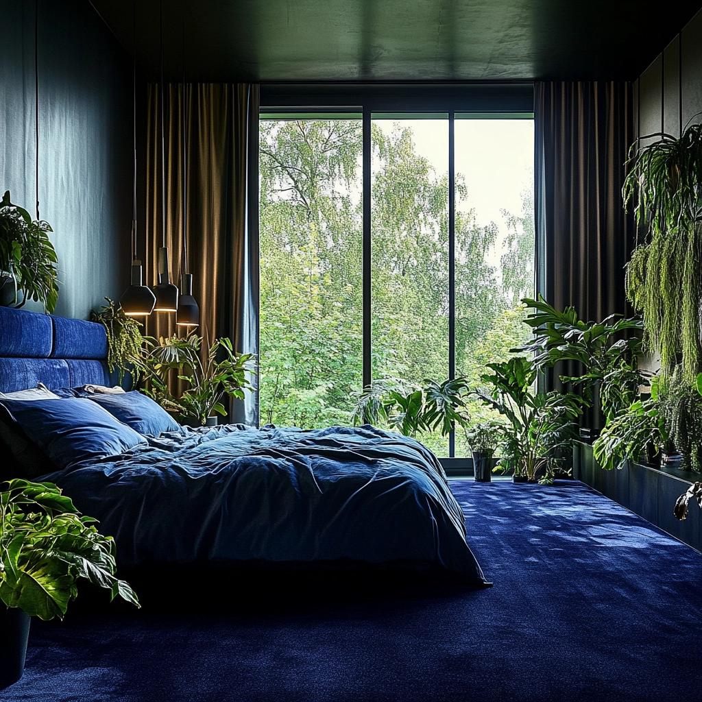 dark blue carpet bedroom 58