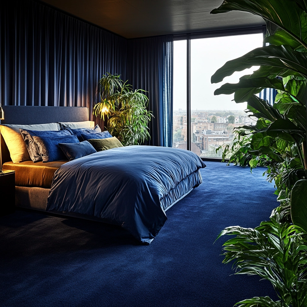 dark blue carpet bedroom 59