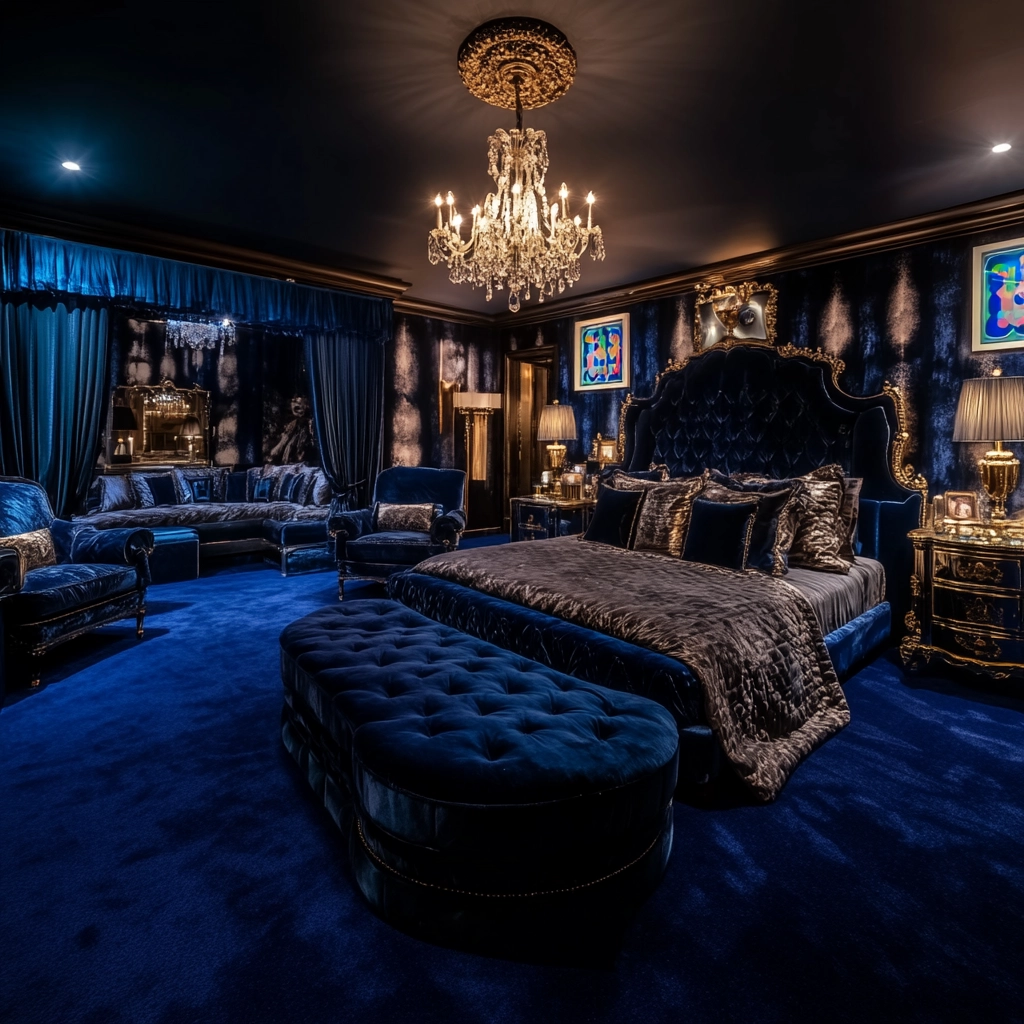 dark blue carpet bedroom 69