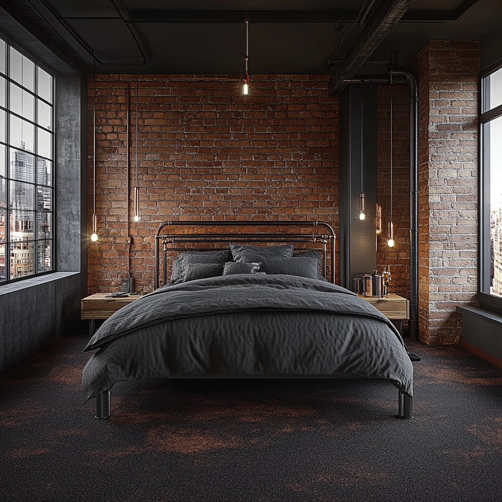 dark gray carpet bedroom 11
