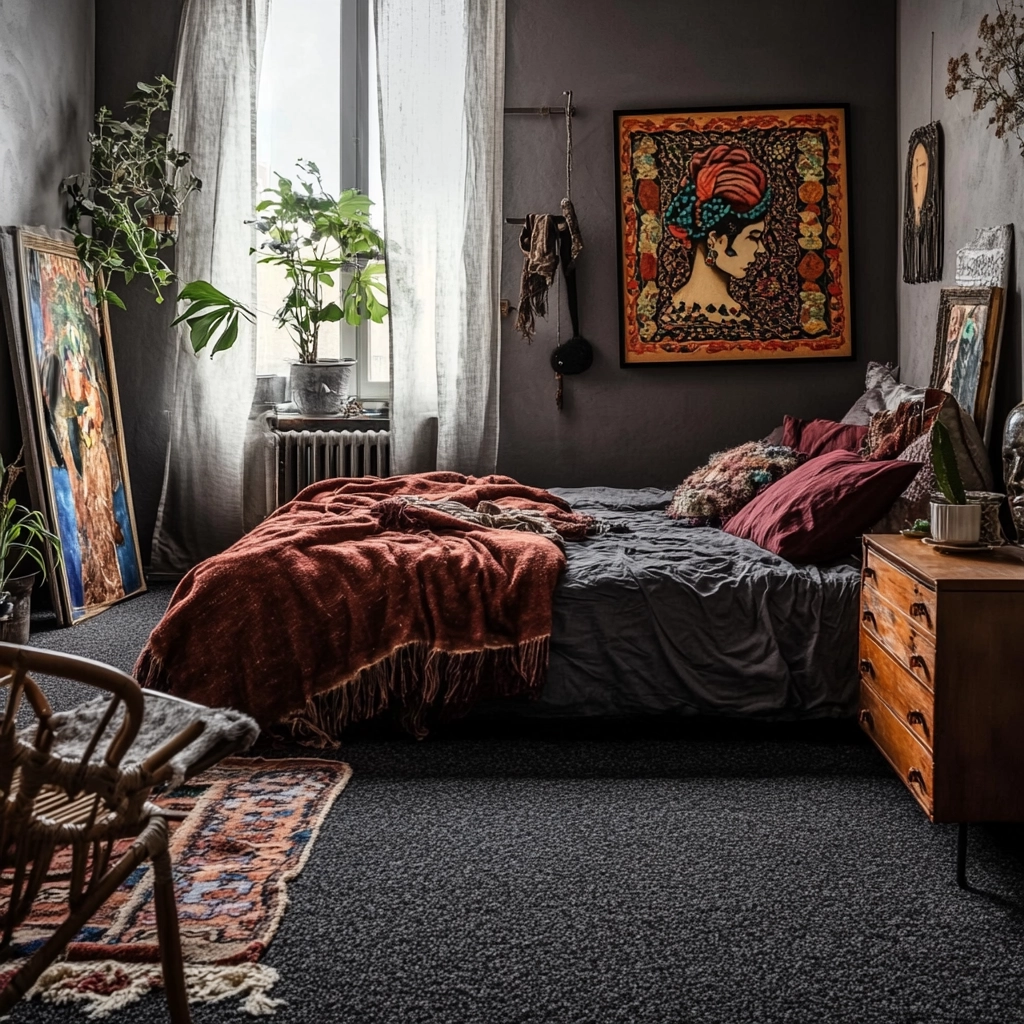 dark gray carpet bedroom 13
