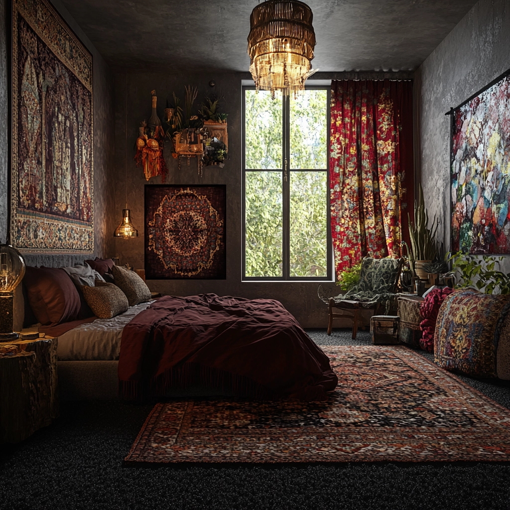 dark gray carpet bedroom 14