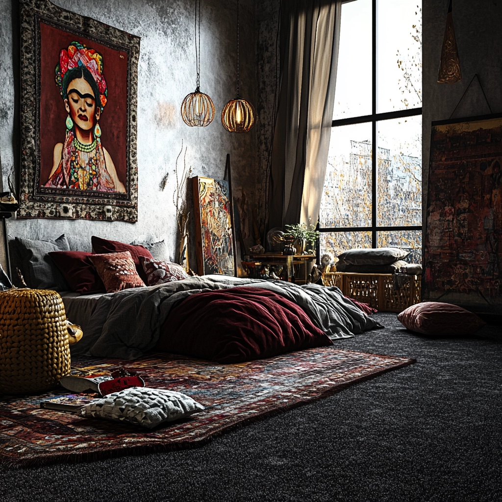 dark gray carpet bedroom 15