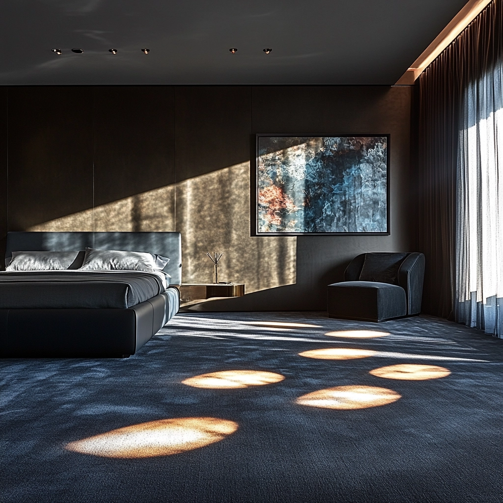 dark gray carpet bedroom 17