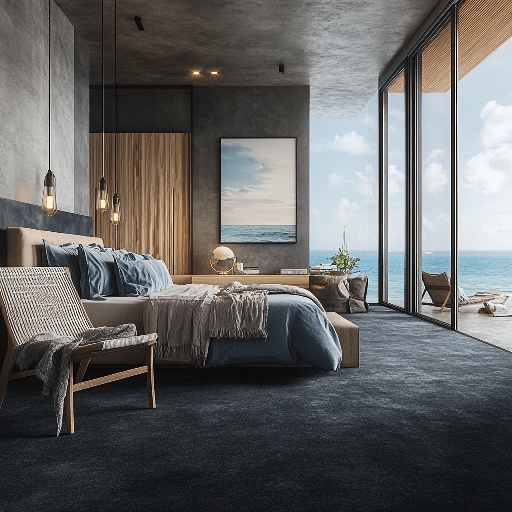 dark gray carpet bedroom 32