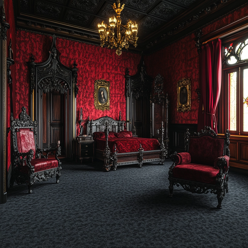 dark gray carpet bedroom 44