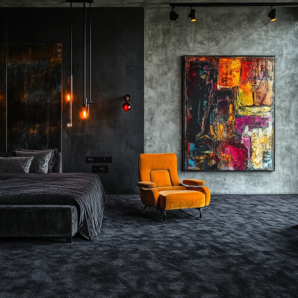 dark gray carpet bedroom 50
