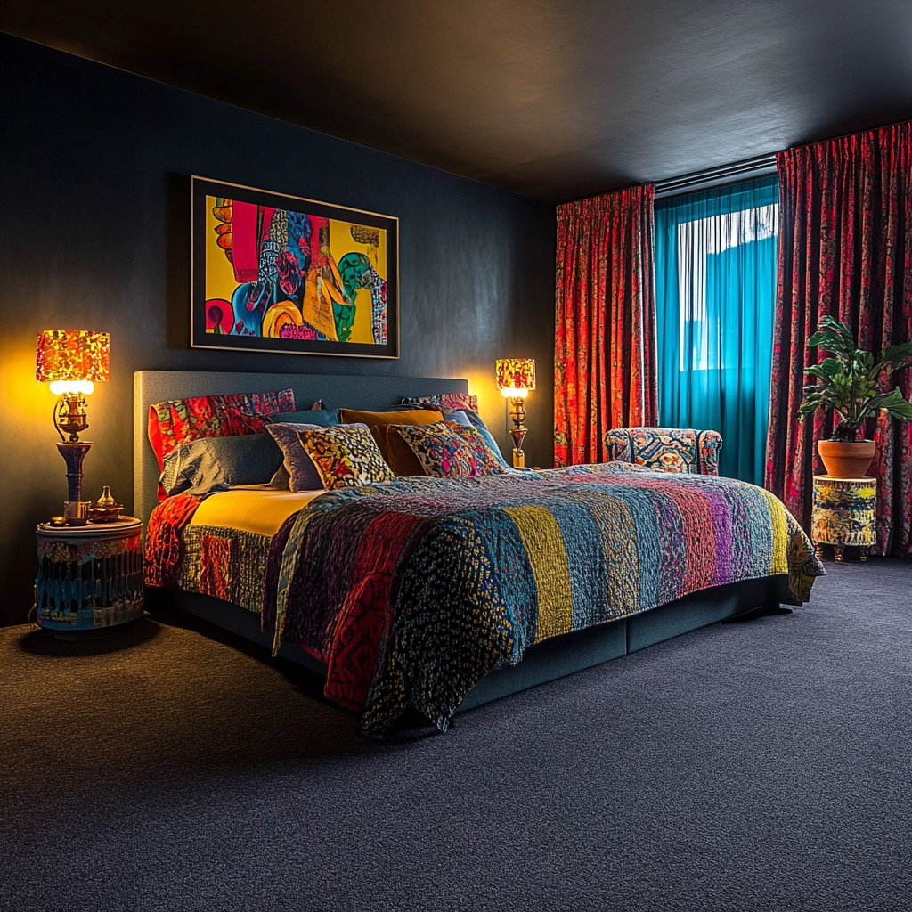 dark gray carpet bedroom 54