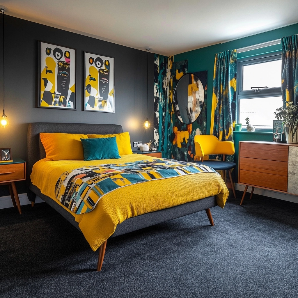 dark gray carpet bedroom 80