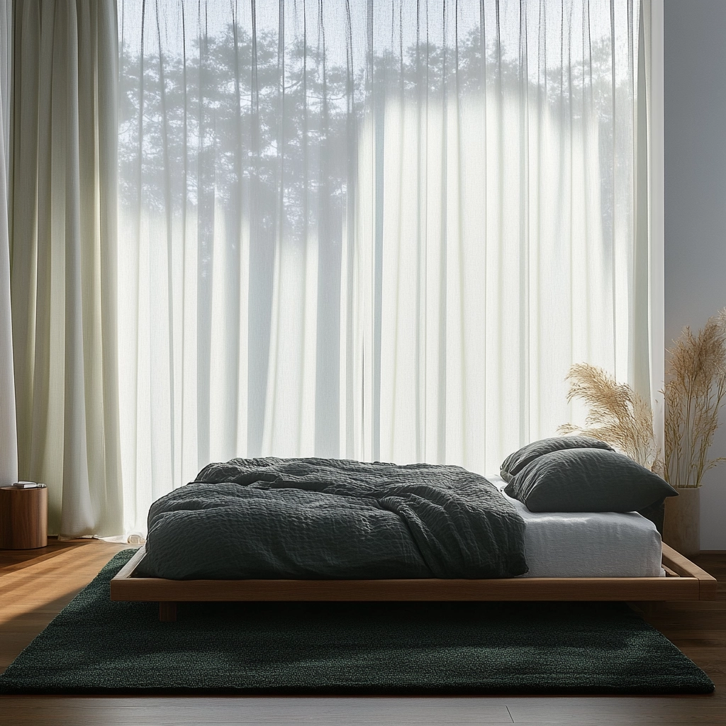 dark green rug bedroom 2