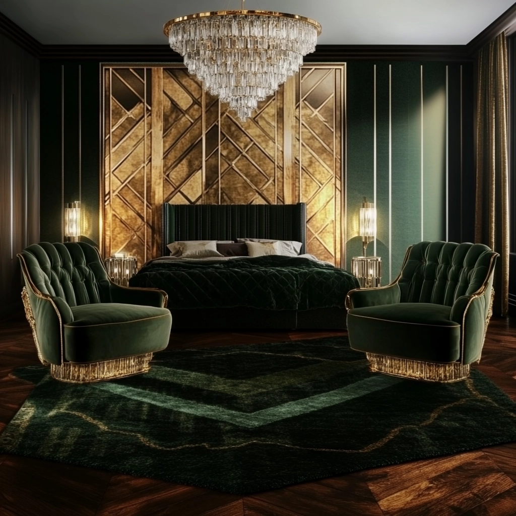 dark green rug bedroom 20