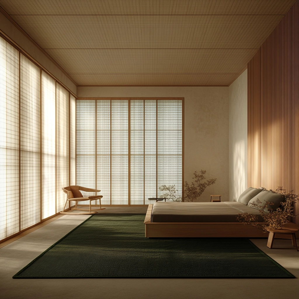 dark green rug bedroom 33