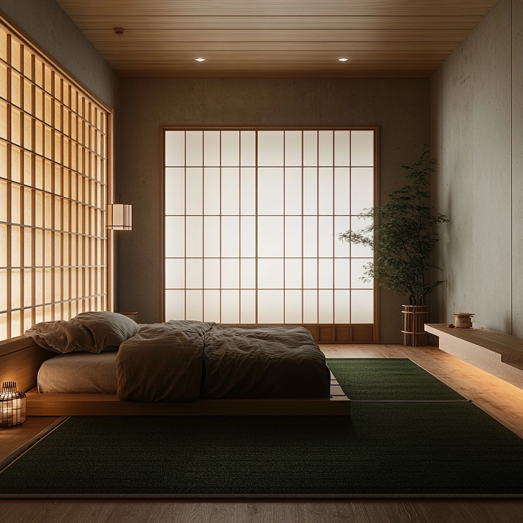 dark green rug bedroom 36