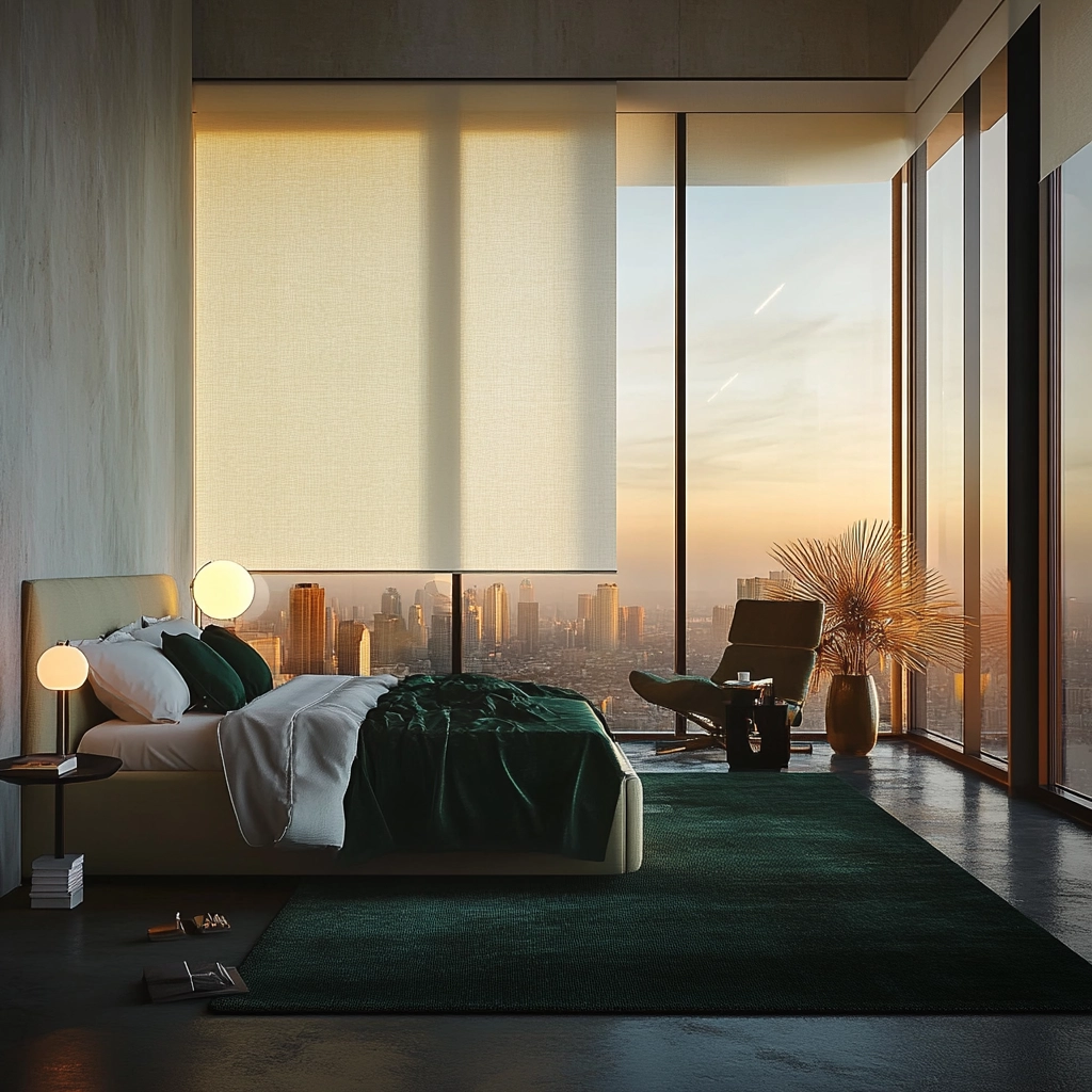 dark green rug bedroom 44