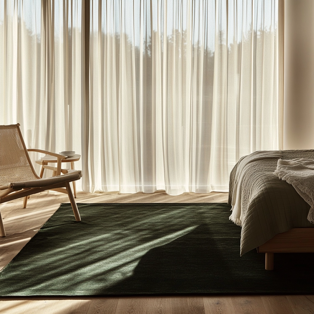 dark green rug bedroom 46