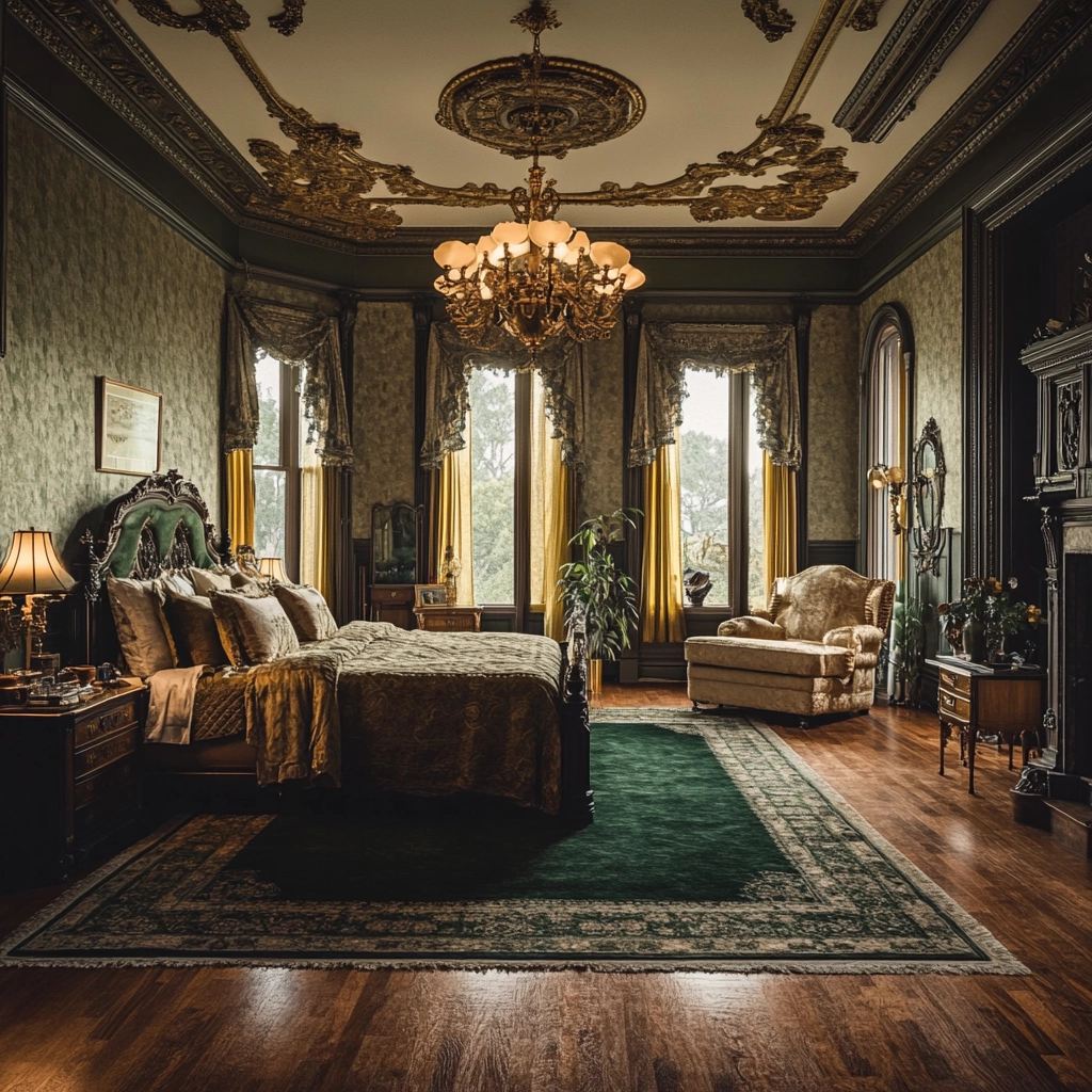 dark green rug bedroom 50