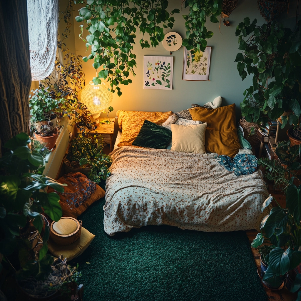 dark green rug bedroom 56