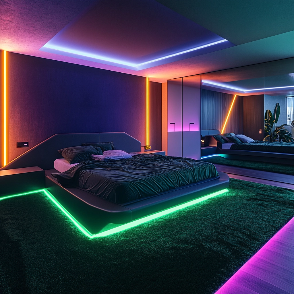 dark green rug bedroom 64