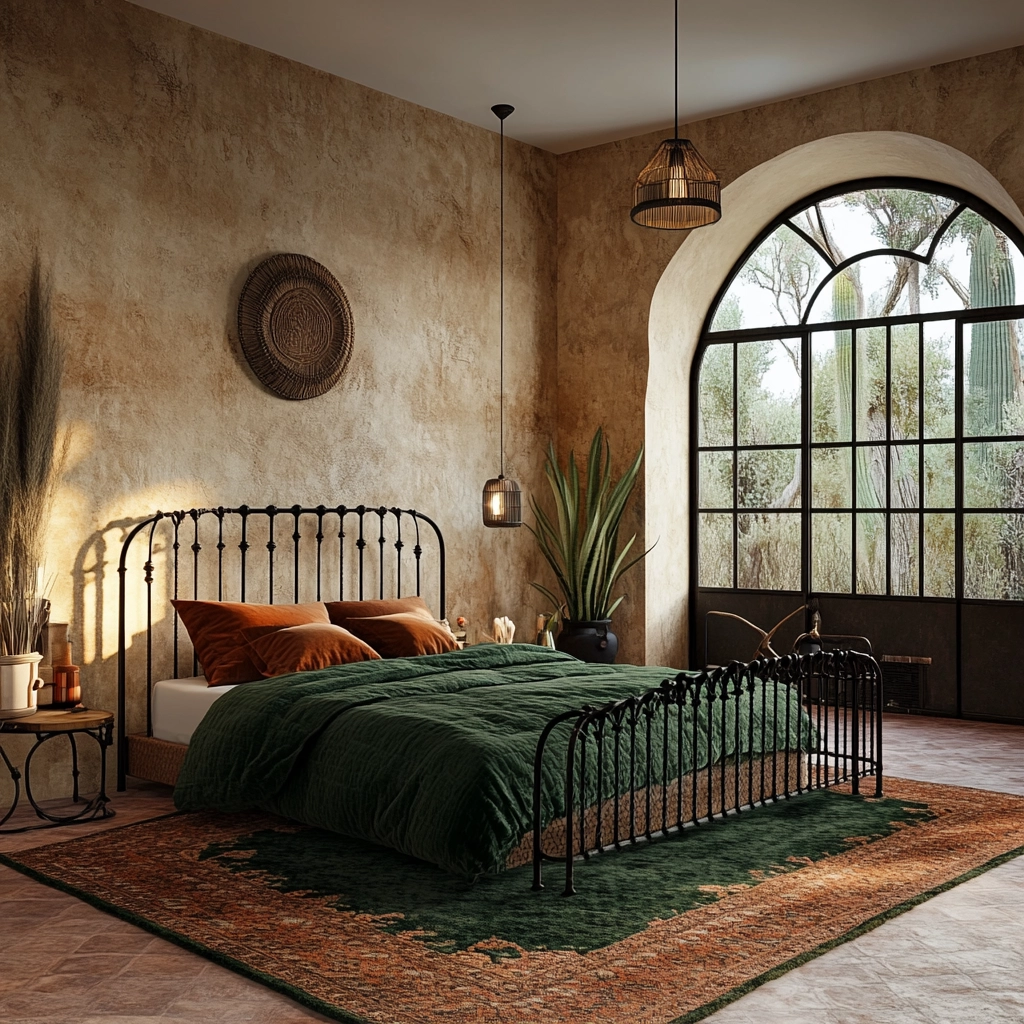 dark green rug bedroom 65