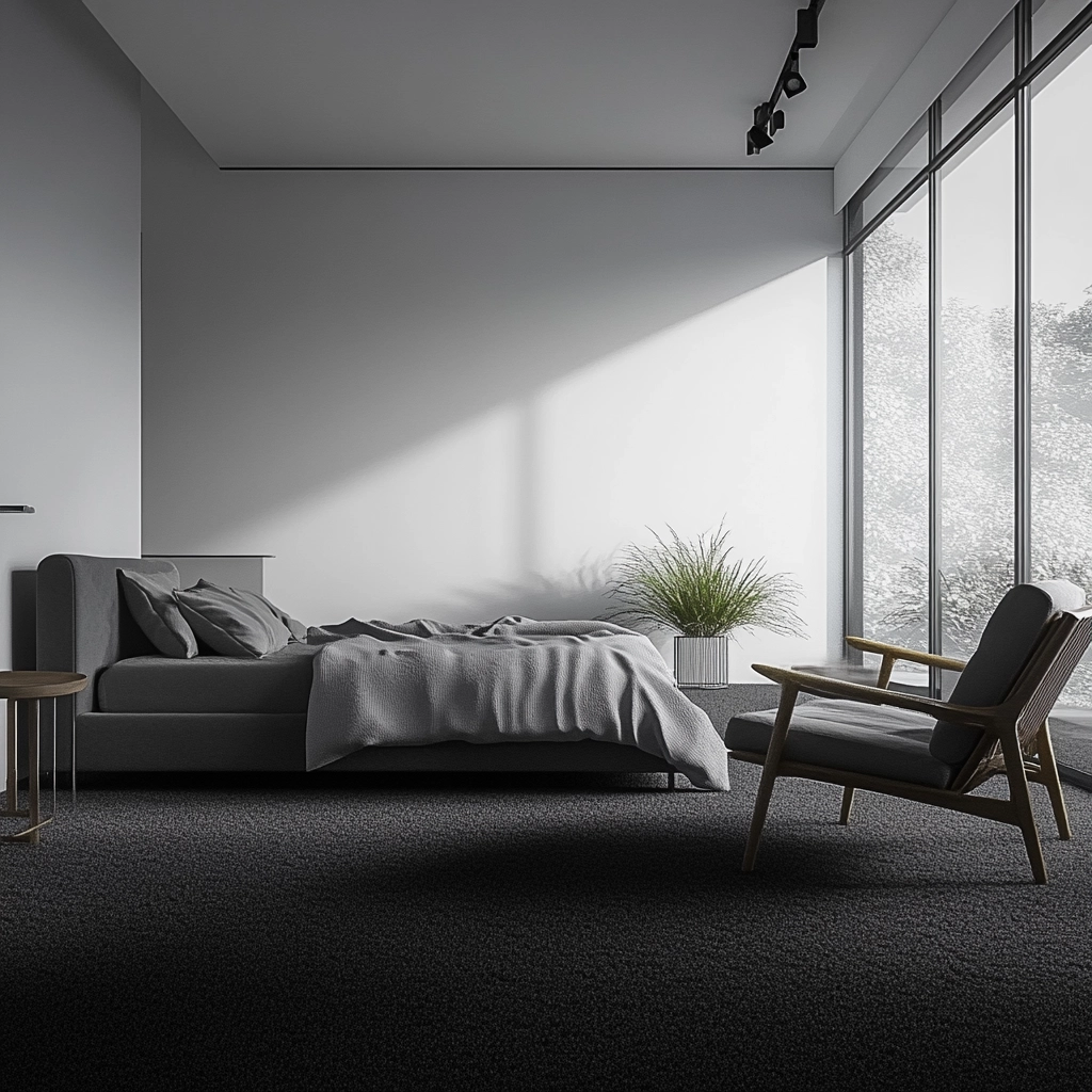 dark grey carpet bedroom 40