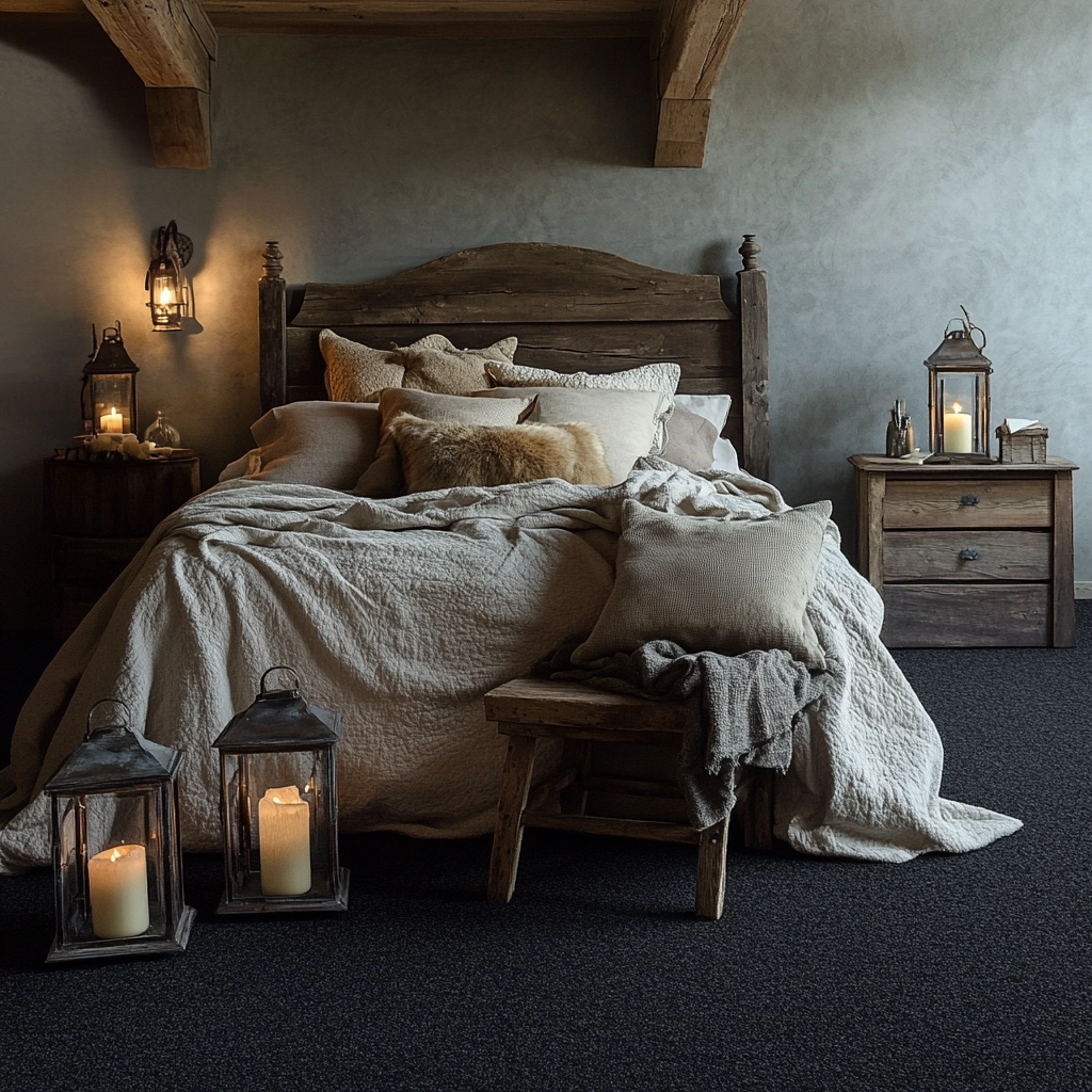 dark grey carpet bedroom 60