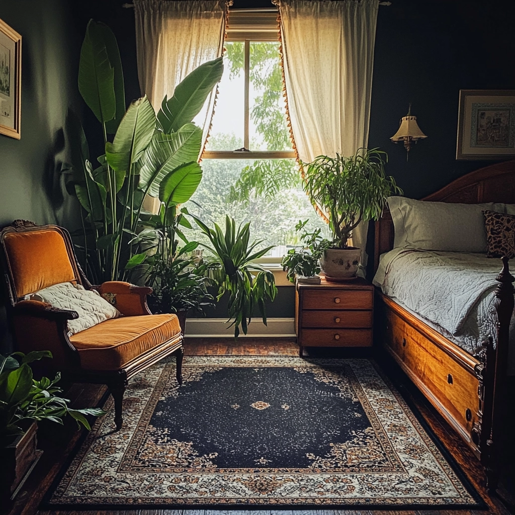 dark rug bedroom 11