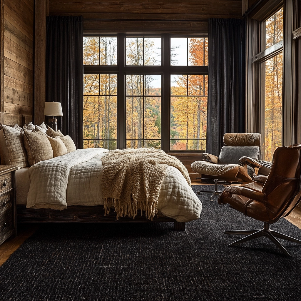 dark rug bedroom 23