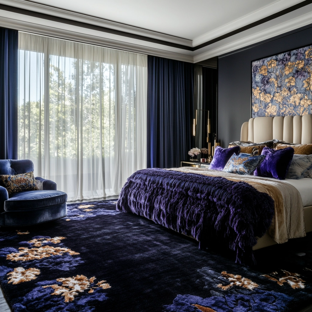dark rug bedroom 25