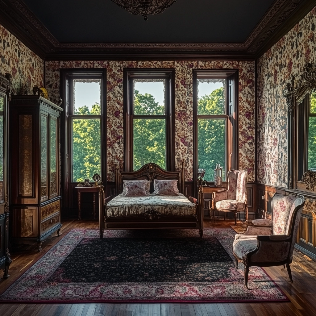 dark rug bedroom 43