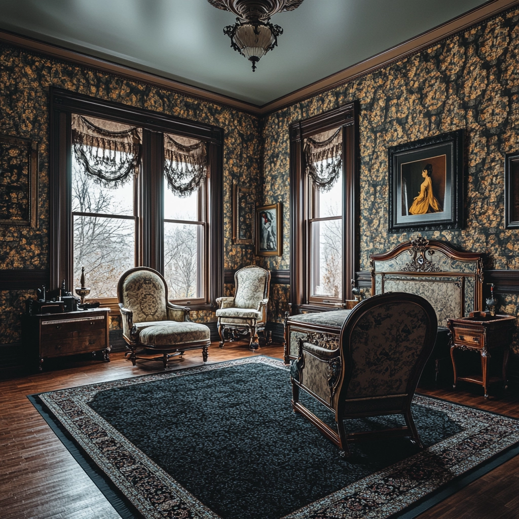 dark rug bedroom 44