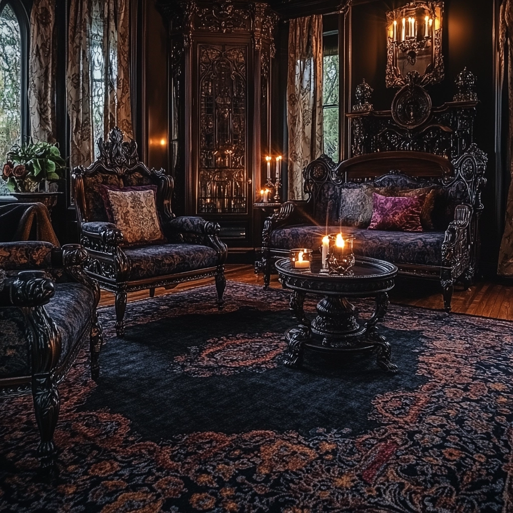 dark rug bedroom 50