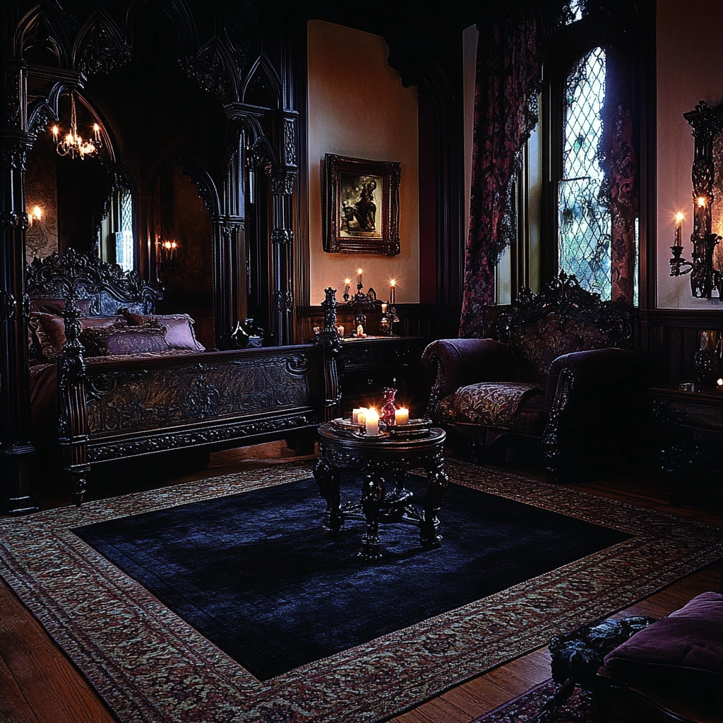dark rug bedroom 52
