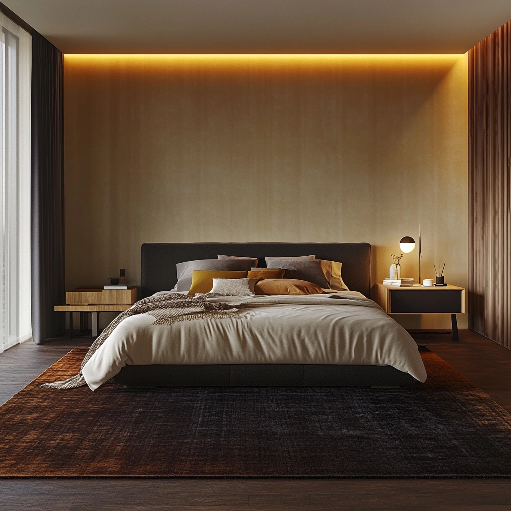 dark rug bedroom 7