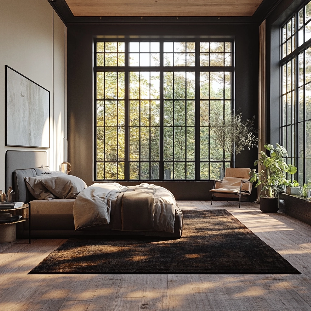 dark rug bedroom 74