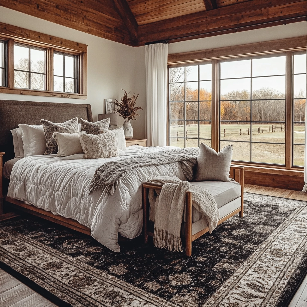 dark rug bedroom 78