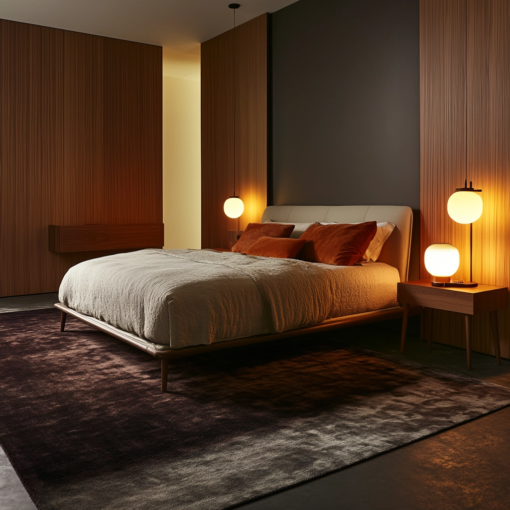 dark rug bedroom 8