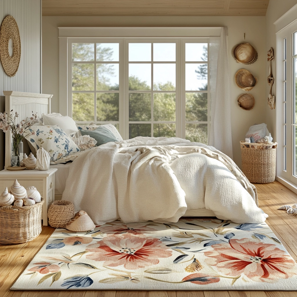 floral rug bedroom 18