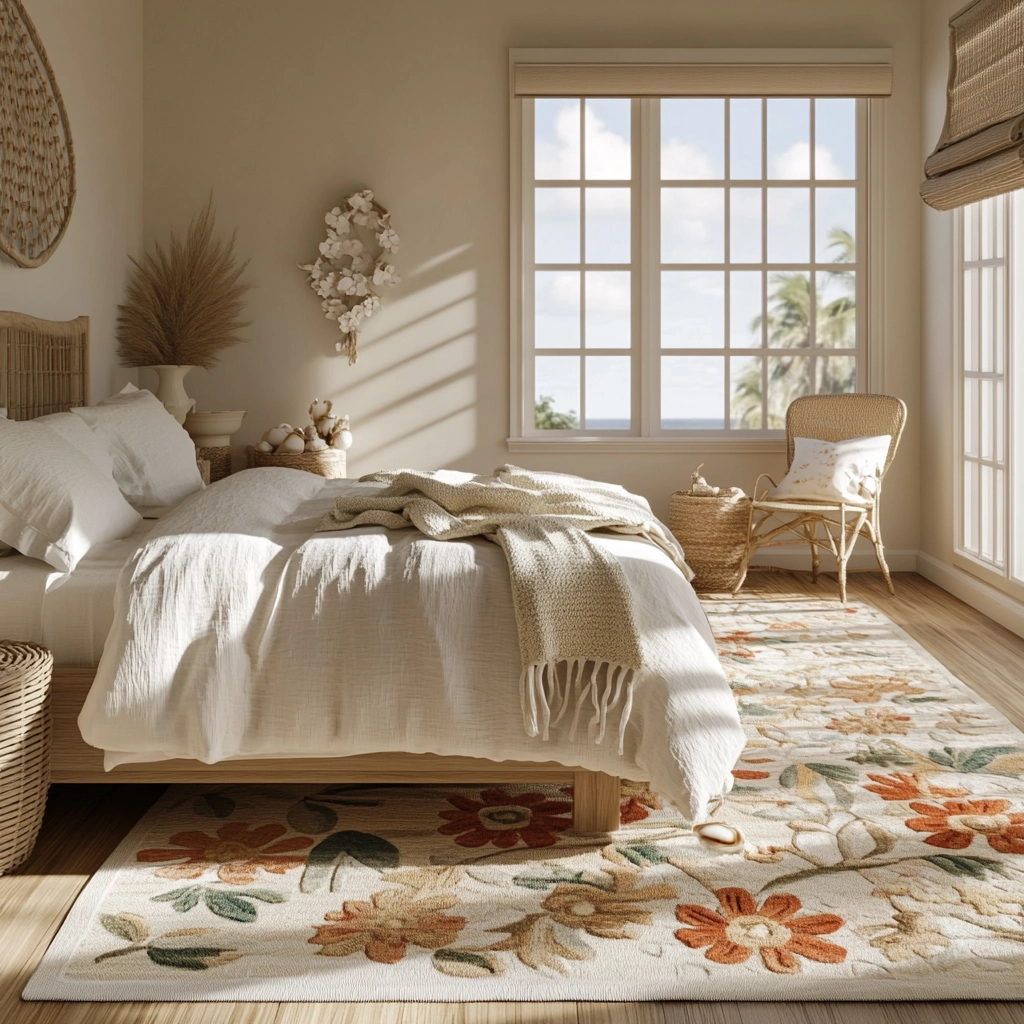 floral rug bedroom 20