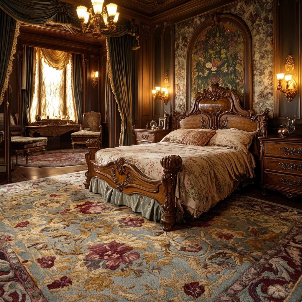 floral rug bedroom 25