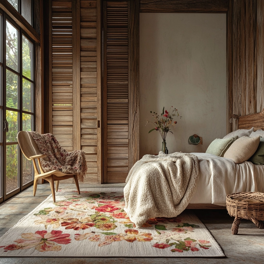 floral rug bedroom 31