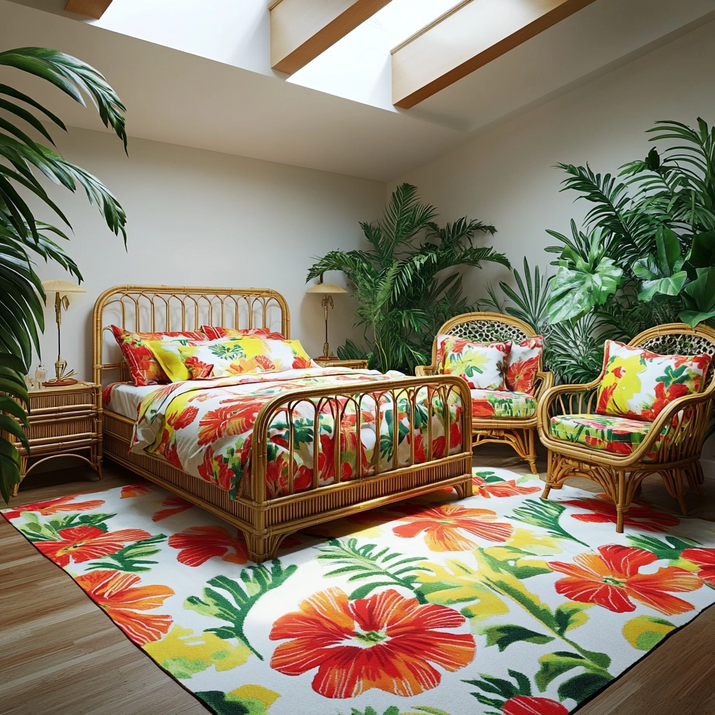 floral rug bedroom 34