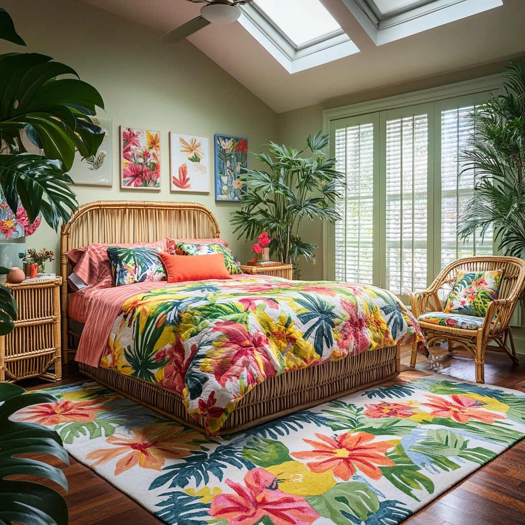 floral rug bedroom 35