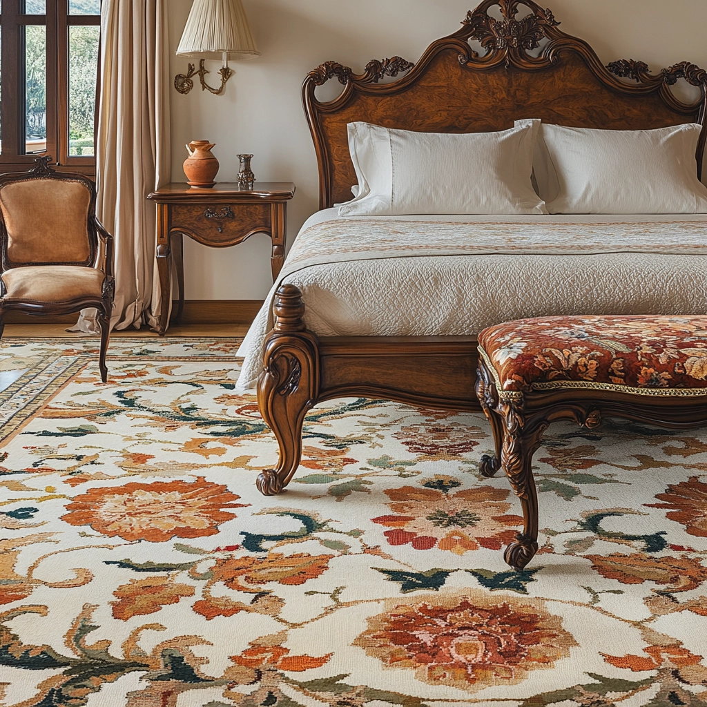 floral rug bedroom 39