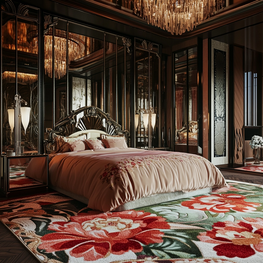 floral rug bedroom 41