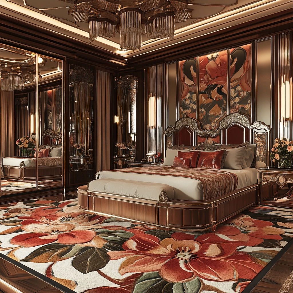floral rug bedroom 44