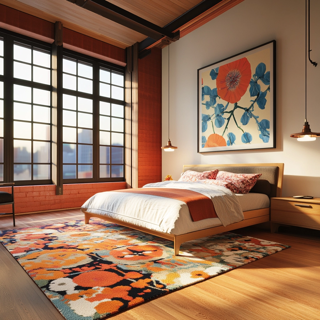 floral rug bedroom 46